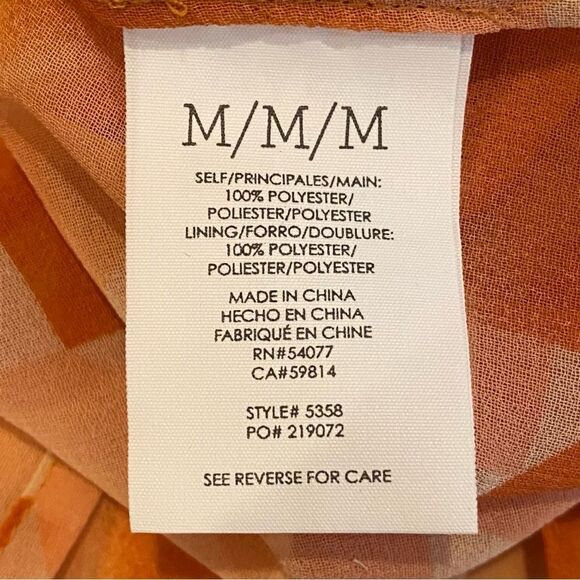 CAbi PINWHEEL SLEEVELESS TOP/TANK L New! Beautiful peach/pink & brick color. - Picture 11 of 12